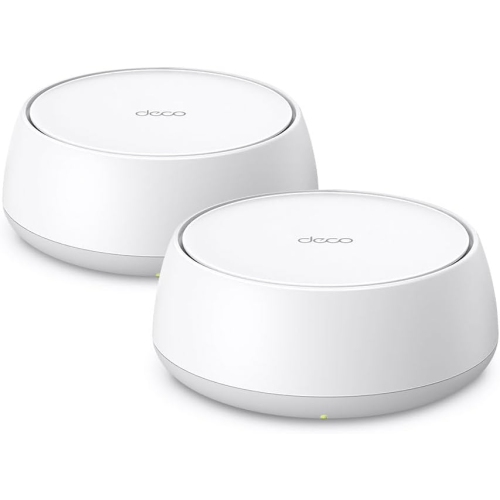 TP-Link Deco BE5000 Dual-Band WiFi 7 Mesh System – Supports 150+ Devices, 5GHz/2.4GHz, 2.5Gbps Ports, MLO, 4K-QAM, HomeShield Security, Universal