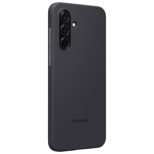 Samsung Silicone Fitted Soft Shell Case for Galaxy A36 - Black