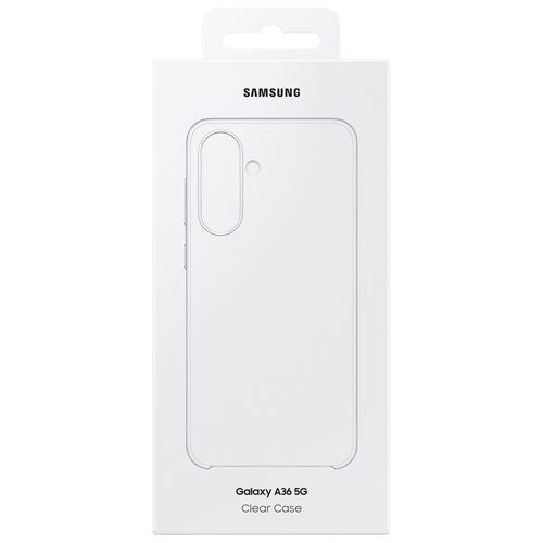 Samsung Fitted Hard Shell Case for Galaxy A36 - Clear