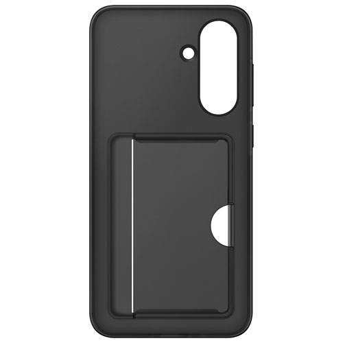 Étui rigide ajusté à fentes pour cartes de Samsung pour Galaxy A36 - Noir
