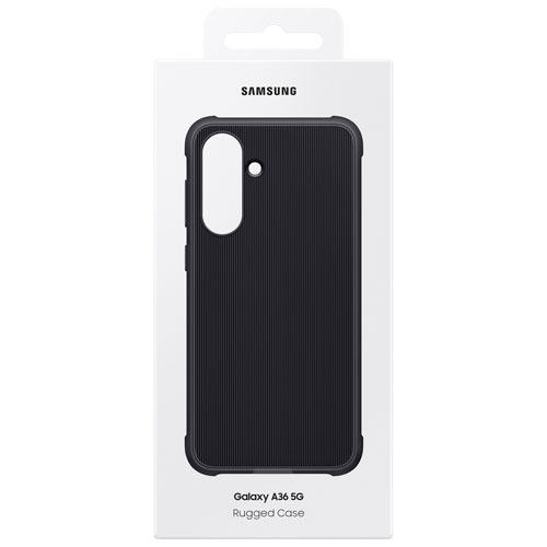 Samsung Rugged Fitted Hard Shell Case for Galaxy A36 - Black