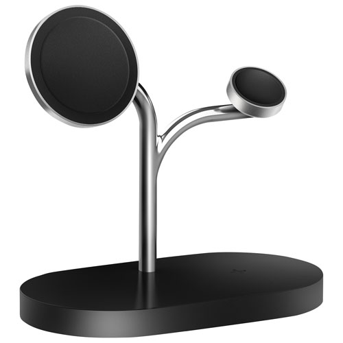 Samsung 3-in-1 Qi2 Magnetic Wireless Charging Stand - Black