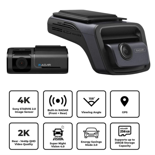 Thinkware U3000 4K UHD Dual-Channel Dash Cam with Sony STARVIS 2.0, 64GB, and OBD by THINKWARE - Refurbished condition - Image 3