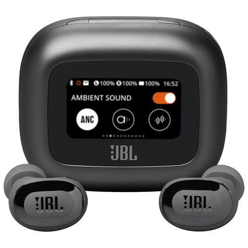 Open Box - JBL Live Buds 3 In-Ear Noise Cancelling True Wireless Earbuds - Black