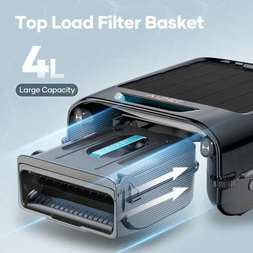 Aiper Surfer S2 - 24/7 écrémage robotique automatique solaire de piscine avec DebrisGuard™, compatibilité avec application Aiper, anti-Stranding
