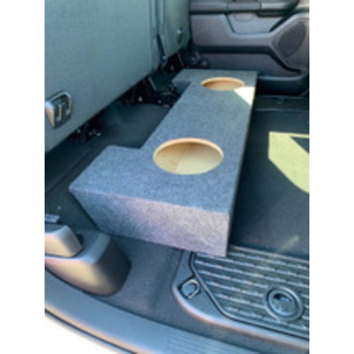 Image 1 of 3.. Atrend A202-12CP19 Dual 12" Sealed Subwoofer Enclosure for 2019 & Up Dodge RAM Crew Cab