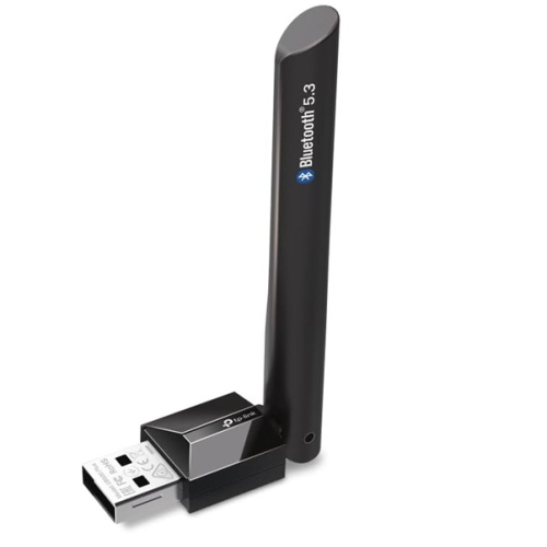 TP-Link USB Bluetooth Adapter for PC, Bluetooth 5.3 Dongle - Long Range, Adjustable Antenna, Supports Windows 11/10/8.1/7
