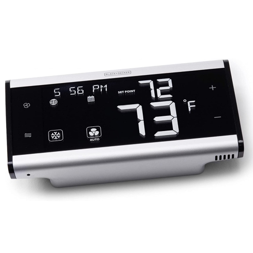 Thermostat résidentiel Wi-Fi compatible avec appareil de domotique BLACK+DECKER