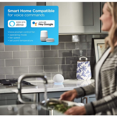 Thermostat résidentiel Wi-Fi compatible avec appareil de domotique BLACK+DECKER