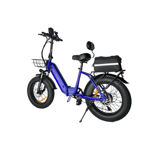 Delorean DM600-Sport Foldable Fat Tire E-Bike