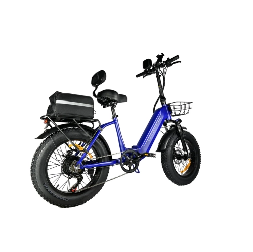 Delorean DM600-Sport Foldable Fat Tire E-Bike