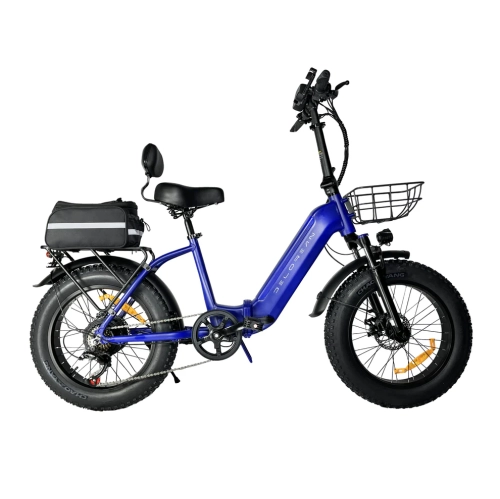 Delorean DM600-Sport Foldable Fat Tire E-Bike