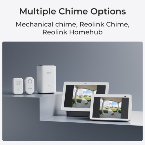 Reolink Wireless 2K Battery Video Doorbell Camera, 2.4/5 GHz WiFi, Person/Vehicle/Package Detection