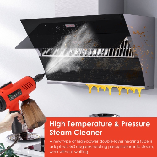 Digital Display Handheld Cleaning Gun High Pressure Steam Cleaning Machine Multi-functional Portable Small Cleaning Machine