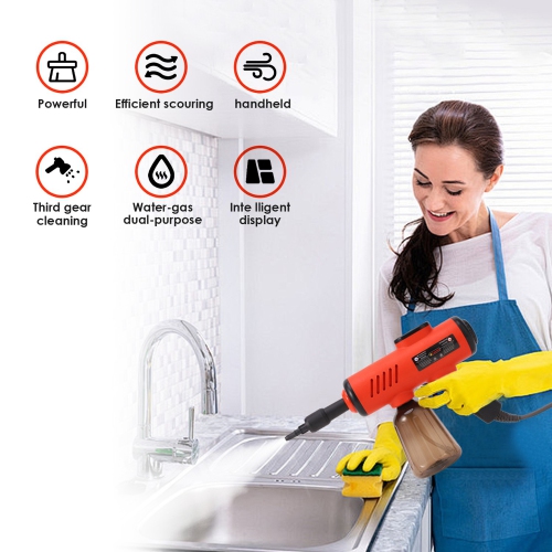 Digital Display Handheld Cleaning Gun High Pressure Steam Cleaning Machine Multi-functional Portable Small Cleaning Machine