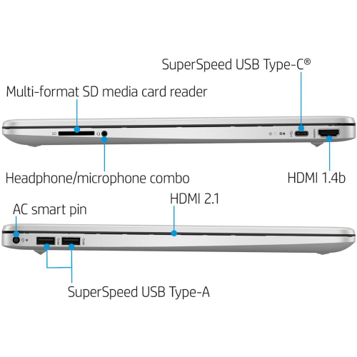 Portable de 15 11 po FHD de HP - Argenté