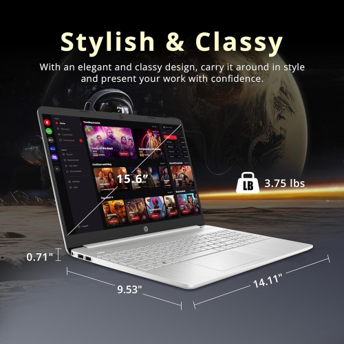 HP 15.6" FHD Laptop, Intel i3-1215U, 1.16TB Storage(1TB SSD+160GB Docking Station Set),32GB DDR4 RAM, Intel UHD Graphics, Bluetooth, Wi-Fi 5, Win 11,