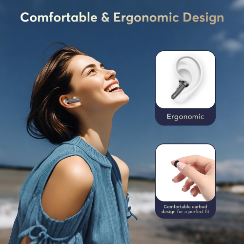 Wireless Earbuds, Bluetooth 5.4 Headphones HiFi Stereo Noise Cancelling Earbuds with LED Display in Ear Earphones