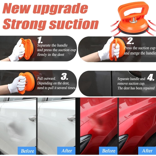 3PCS Car Dent Puller,Powerful Car Dent Puller,Car Dent Removal Kit,Dent Remover Tool for Car Dent Repair Glass Screen Tiles Lifting & Objects Moving