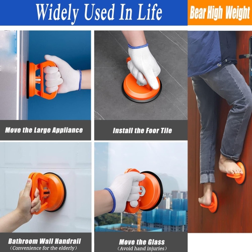 3PCS Car Dent Puller,Powerful Car Dent Puller,Car Dent Removal Kit,Dent Remover Tool for Car Dent Repair Glass Screen Tiles Lifting & Objects Moving