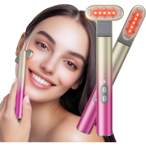 7 in 1 Red Light Therapy Device for Eyes Face Neck,Red Light Therapy Wand for Face Eye Skincare,Home Use Skincare Rejuvenation Tool