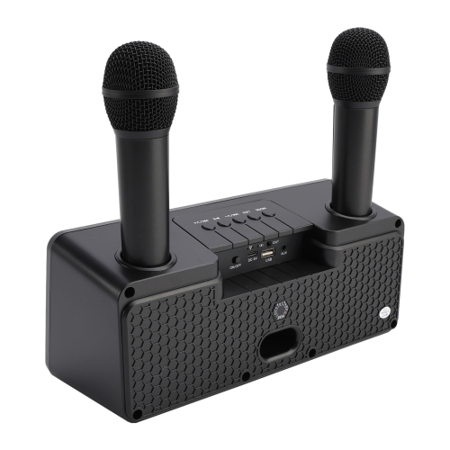 Wireless Bluetooth Speaker Dual Microphone Karaoke All-In-One Outdoor Portable