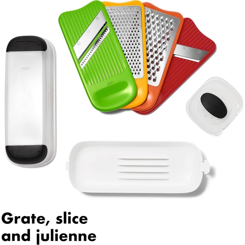 OXO Good Grips Complete Grate & Slice Set - New, White