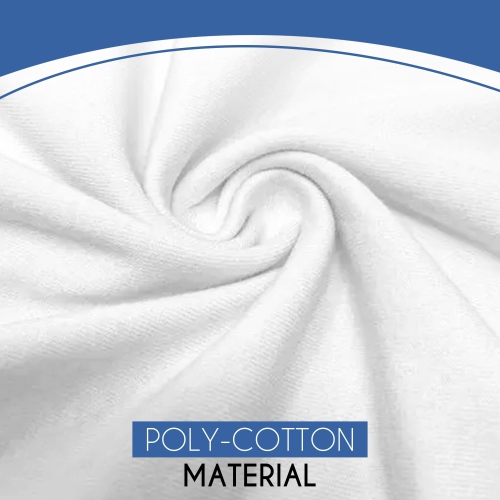 Canadian Linen Cotton Pillow Protector Full Zipper Encasement 20"x26" Standard 2 pack Soft Breathable Natural Cooling Fabric Bed Bug Proof Pillow