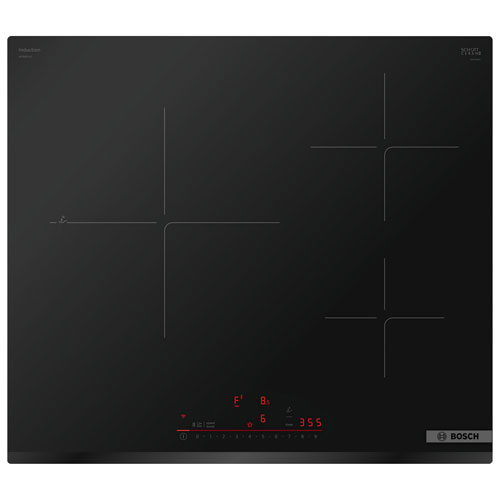 Bosch 800-Series 24" 3-Element Induction Cooktop (NIT8461UC) - Black