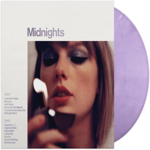 Taylor Swift Midnights - Lavender Vinyl Special Edition - lp_record
