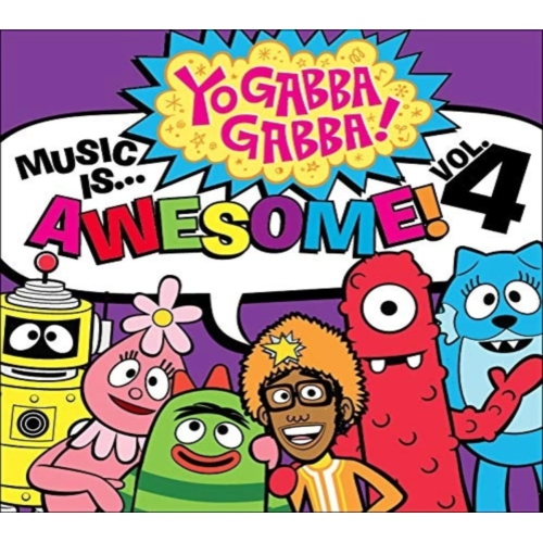 Image 1 of 1.. Yo Gabba Gabba! - MUSIC IS AWESOME VOLUME 4 - CD
