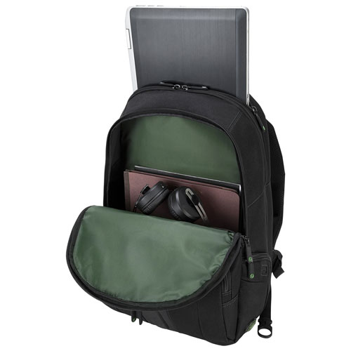 Targus Spruce EcoSmart 17.3" Laptop Commuter Backpack - Black