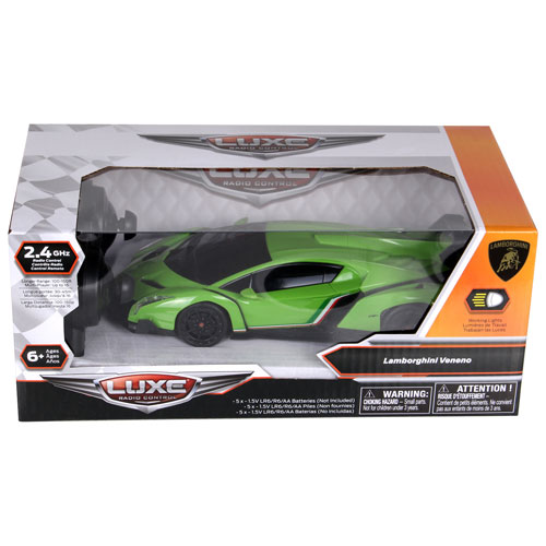 Voiture téléguidée Lamborghini Veneno à échelle 1/24 de Nkok - Couleurs variées