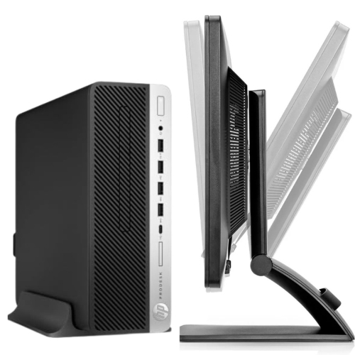 HP ProDesk 600 G4 + HP EliteDisplay 23” LED Monitor Business Desktop PC – Intel Core i5 8th Gen, Up to 4.10GHz, 32GB RAM, 1TB SSD, WiFi, Windows 11