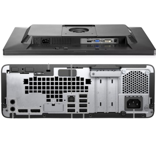 HP ProDesk 600 G4 + HP EliteDisplay 23” LED Monitor Business Desktop PC – Intel Core i5 8th Gen, Up to 4.10GHz, 32GB RAM, 1TB SSD, WiFi, Windows 11