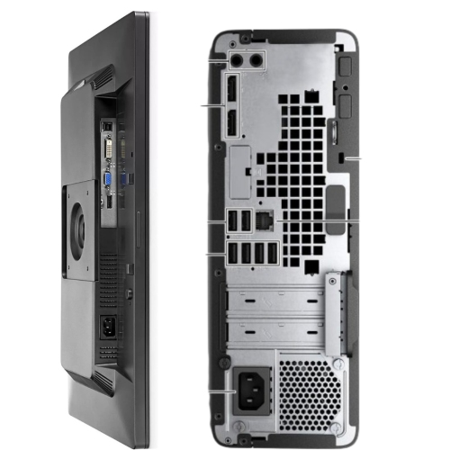 HP ProDesk 600 G4 + HP EliteDisplay 23” LED Monitor Business Desktop PC – Intel Core i5 8th Gen, Up to 4.10GHz, 32GB RAM, 2TB SSD, WiFi, Windows 11