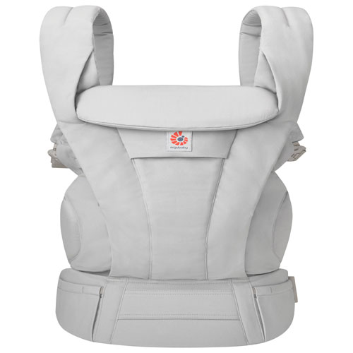 Porte-bébé en coton à quatre positions Omni Deluxe d'Ergobaby - Gris perle