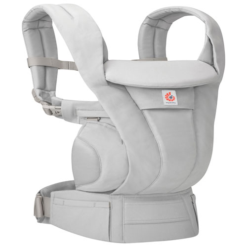 Porte-bébé en coton à quatre positions Omni Deluxe d'Ergobaby - Gris perle