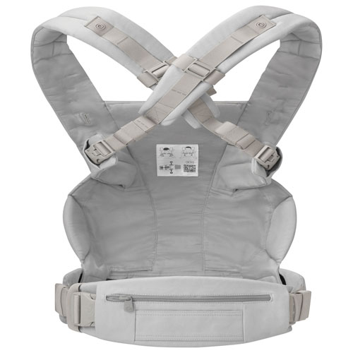 Porte-bébé en coton à quatre positions Omni Deluxe d'Ergobaby - Gris perle