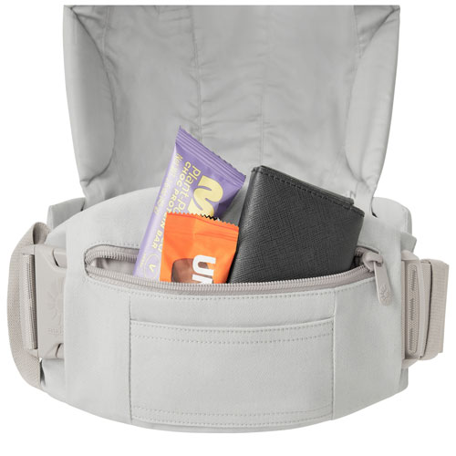 Porte-bébé en coton à quatre positions Omni Deluxe d'Ergobaby - Gris perle