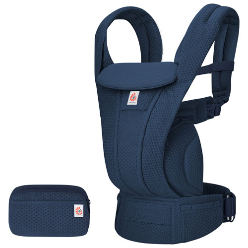 Porte-bébé à quatre positions en filet Omni Deluxe d'Ergobaby - Bleu minuit
