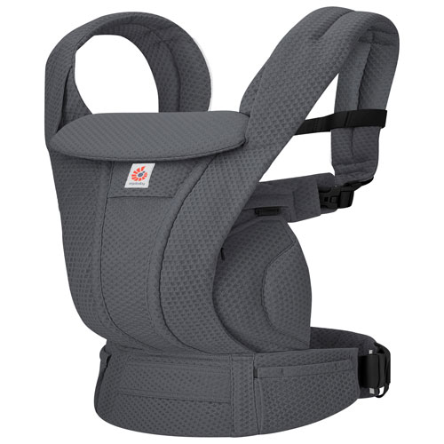 Porte-bébé à quatre positions en filet Omni Deluxe d'Ergobaby - Gris graphite