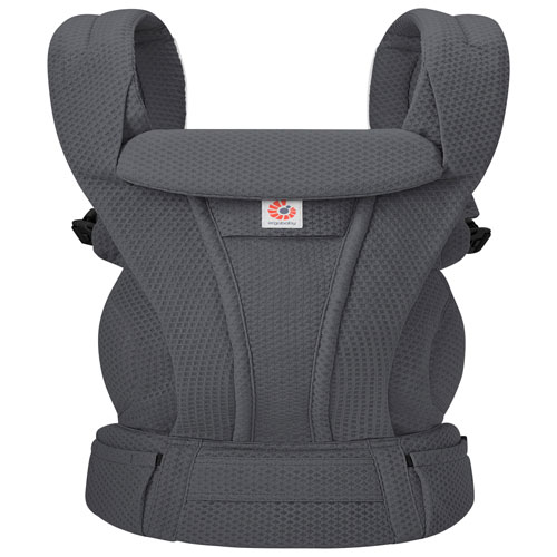 Porte-bébé à quatre positions en filet Omni Deluxe d'Ergobaby - Gris graphite