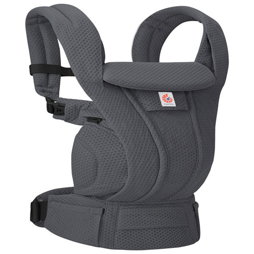 Porte-bébé à quatre positions en filet Omni Deluxe d'Ergobaby - Gris graphite