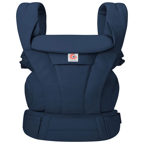 Porte-bébé en coton à quatre positions Omni Deluxe d'Ergobaby - Bleu nuit