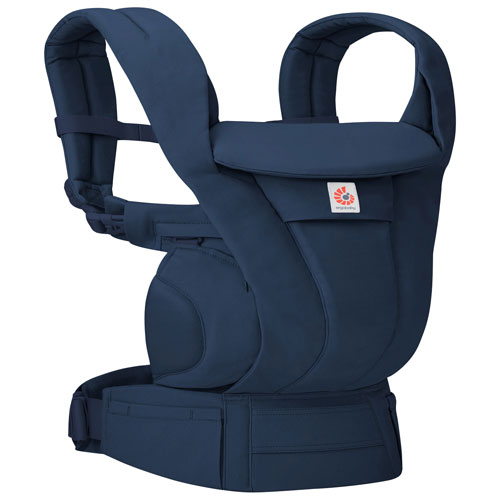 Porte-bébé en coton à quatre positions Omni Deluxe d'Ergobaby - Bleu nuit