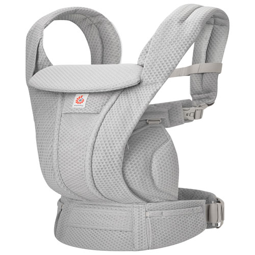 Porte-bébé à quatre positions en filet Omni Deluxe d'Ergobaby - Gris perle