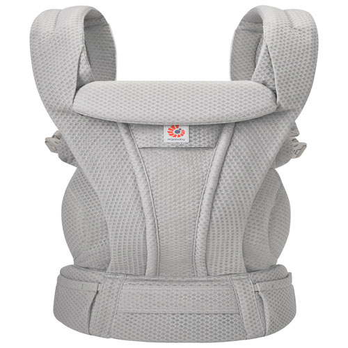 Porte-bébé à quatre positions en filet Omni Deluxe d'Ergobaby - Gris perle