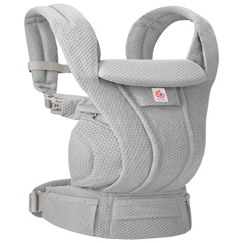 Porte-bébé à quatre positions en filet Omni Deluxe d'Ergobaby - Gris perle