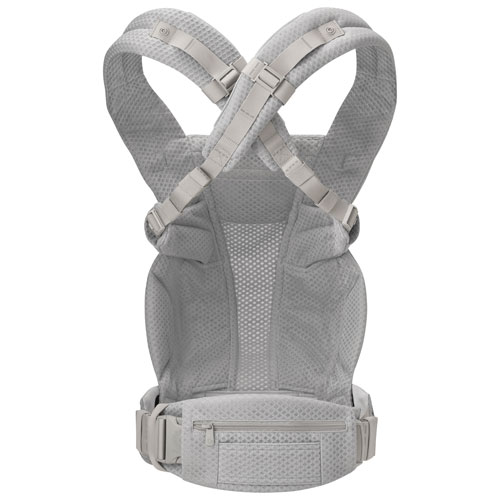 Porte-bébé à quatre positions en filet Omni Deluxe d'Ergobaby - Gris perle